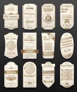 Luxury Labels Set